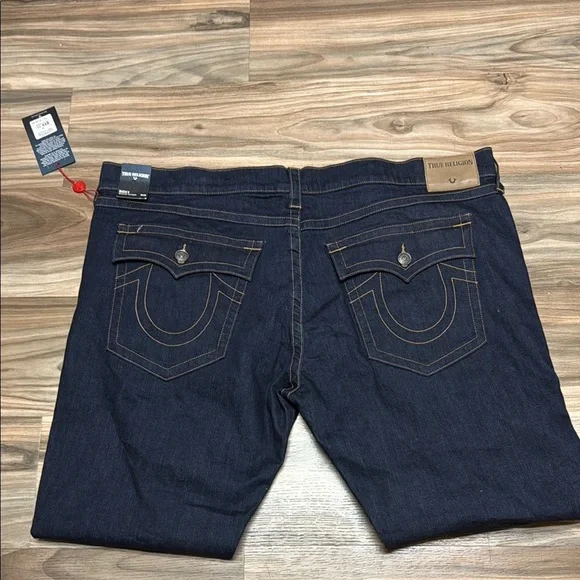 True Religion Ricky Relaxed Straight with Flap 48 x 33 Pants NWT New
